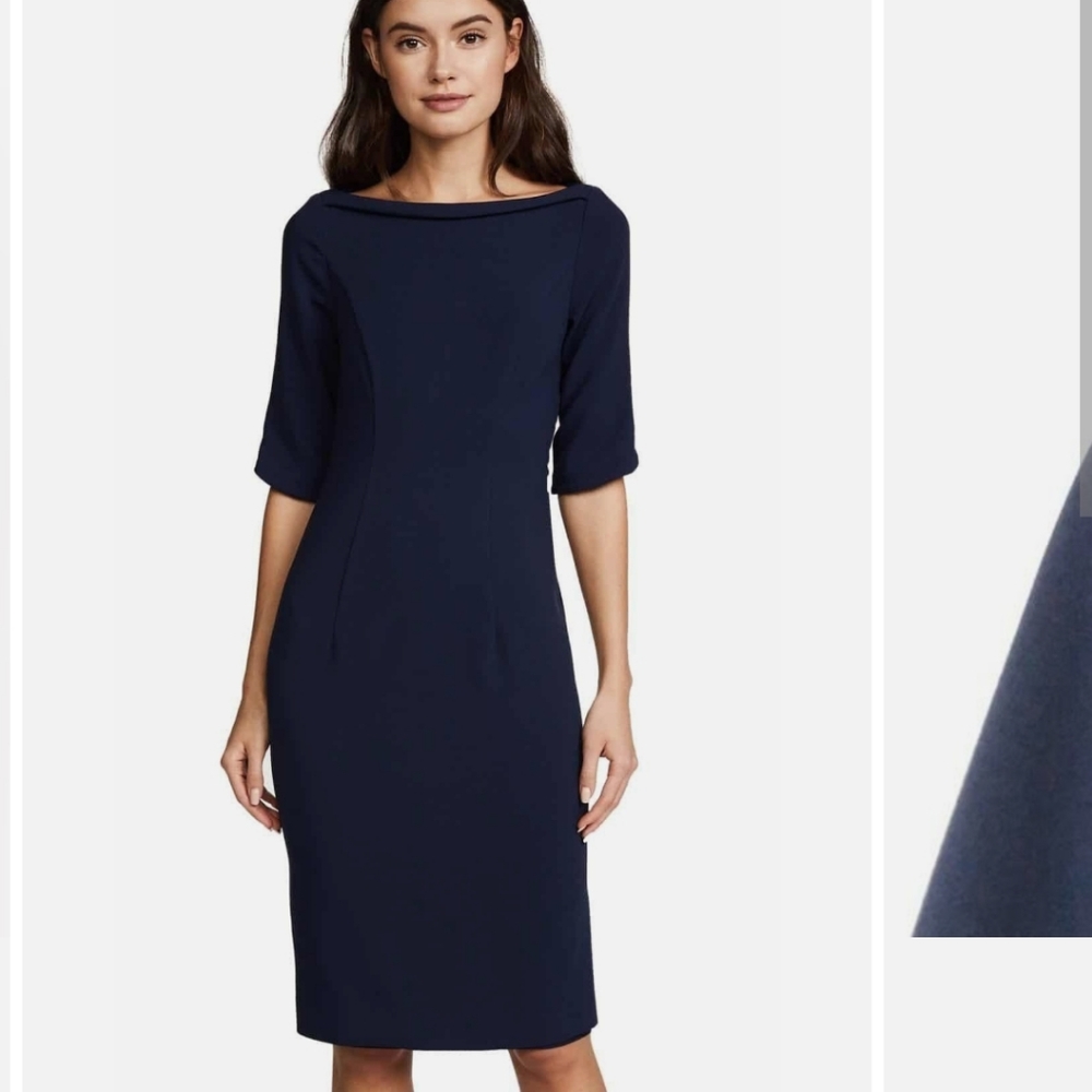 Black Halo Nuelle Sheath Dress in black